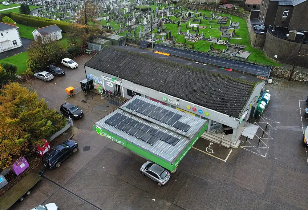 Commercial Solar Project Case Study Hennessy's Filling Station - 2