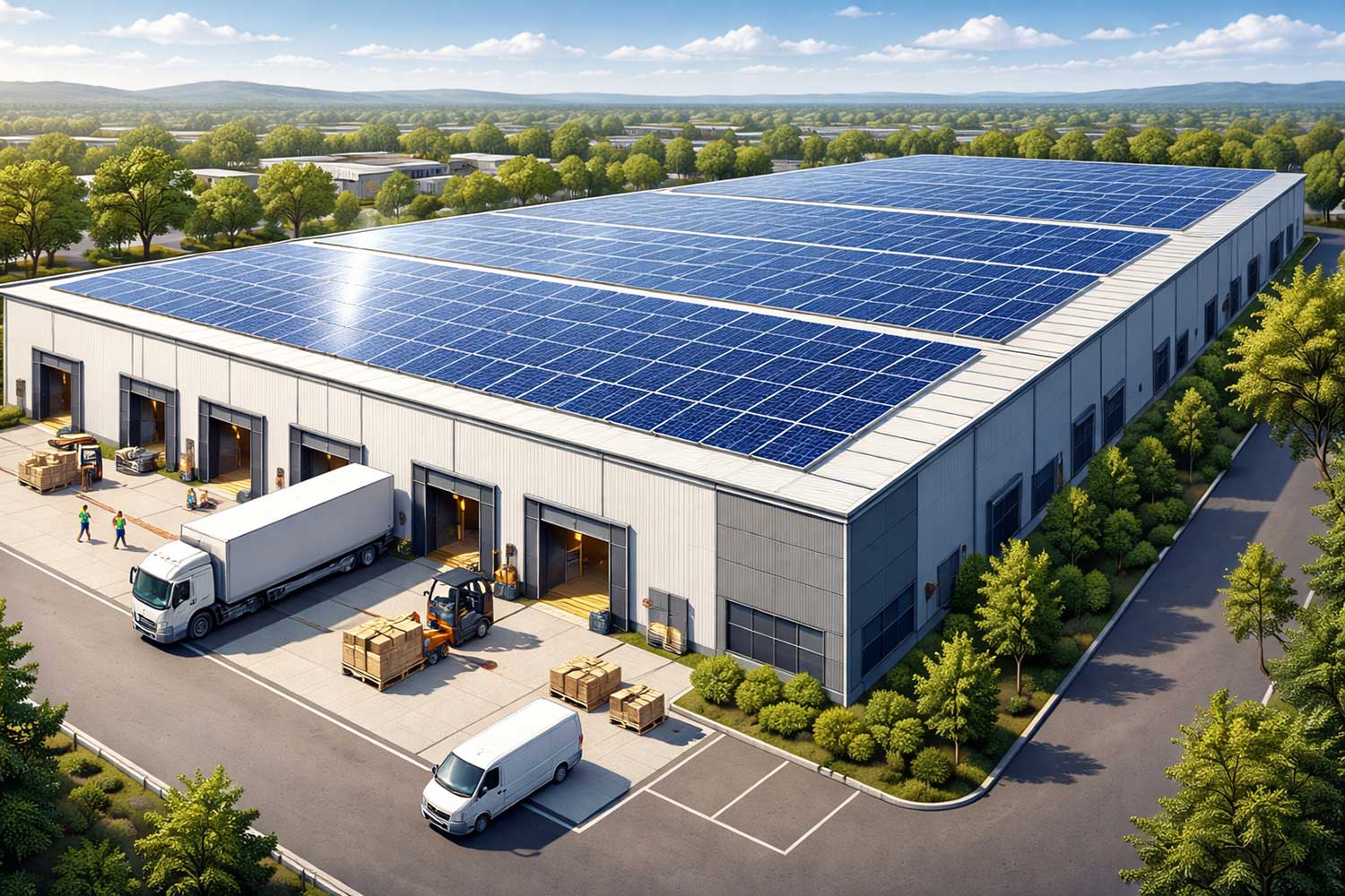 Why Logistics & Warehousing are the Perfect Candidates for Solar PPAs