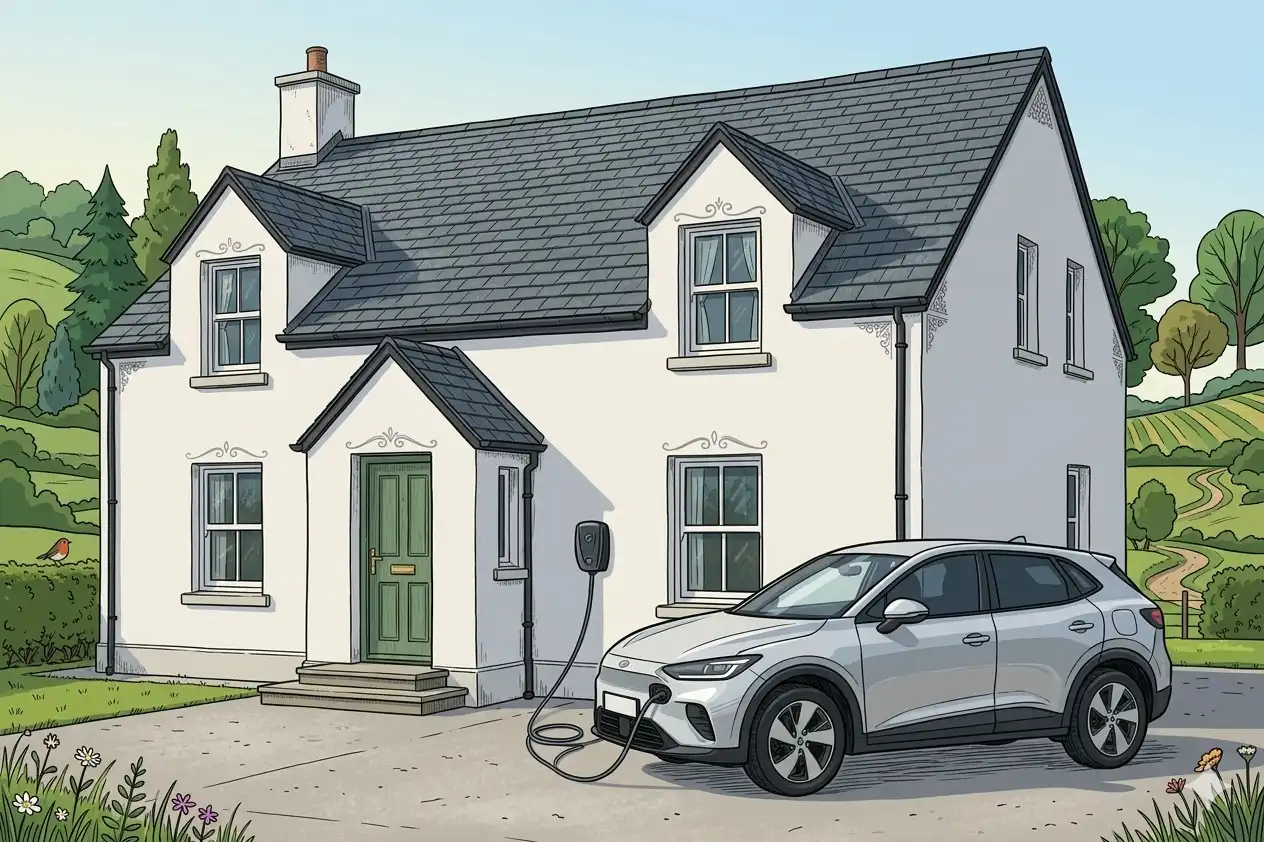 EV charging house